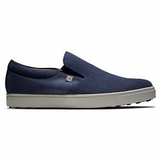 Scarpe Golf Footjoy Uomo Scarpe Golf Loafers Blu Marino/Blu Italia KMH862194